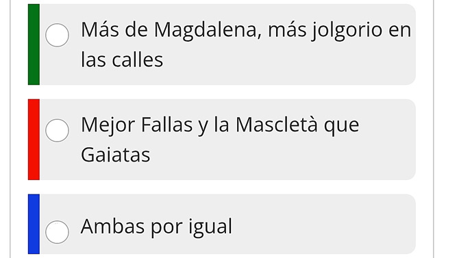¿Eres más de Fallas o Magdalena?