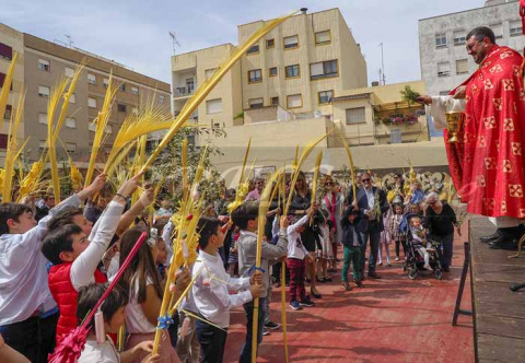 Domingo de Ramos 2019 en la Parroquia Virgen del Carmen