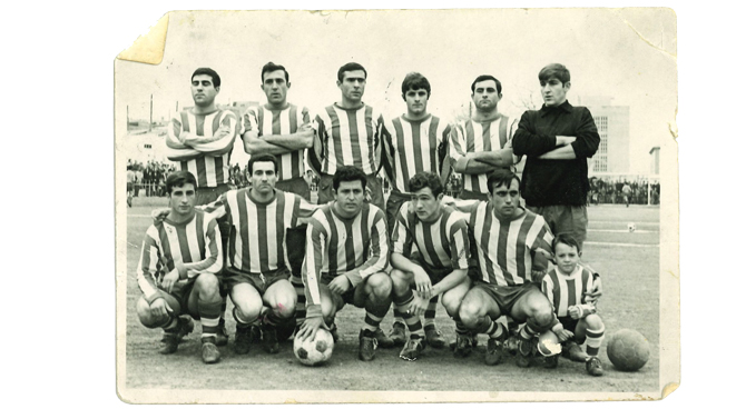 (De izq a dcha.): GRAÑANA, MELIÁ, MARTÍ, FRANCH, PROVINCIALES, ESTORNELL;XIMO ‘EL DE TALES’, SOROLLA, SASTRE, MOLINER, PINILLA