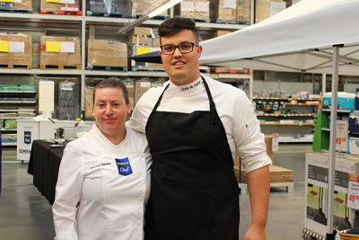 Los chefs Gemma y Santi en la semifinal