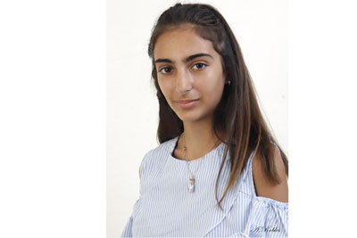 María Amorós Sánchez, reina de fiestas de este barrio