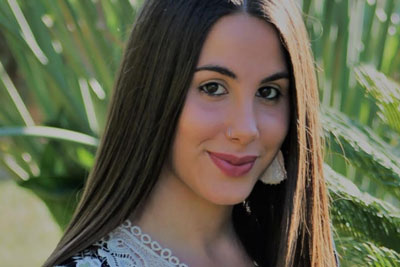 Erica Mor Gargallo, reina de fiestas de este barrio