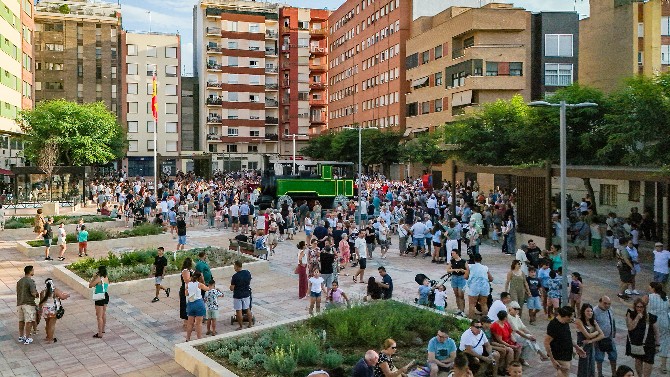 La nueva Plaza de España se presenta ante los ondenses