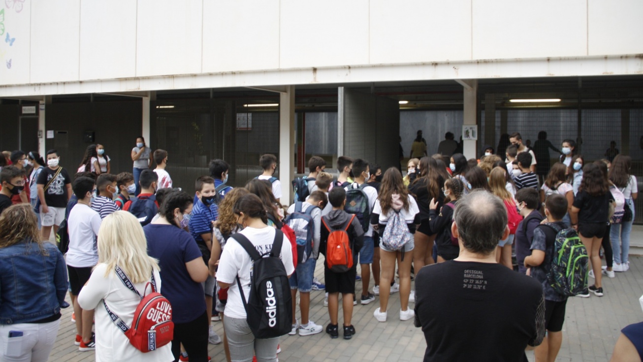 Imagen del lunes 7 de septiembre de 2020 por la mañana, Secció del IES / LL. DOMÈNECH