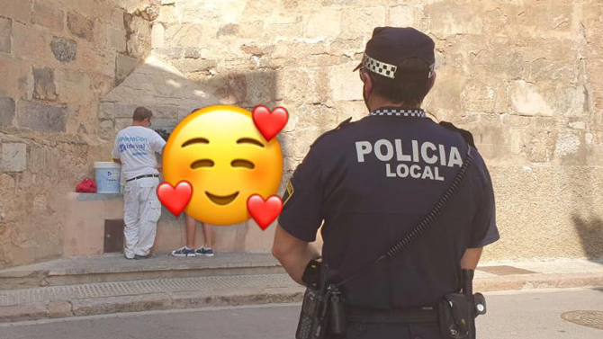 Imágenes publicadas por la alcaldesa