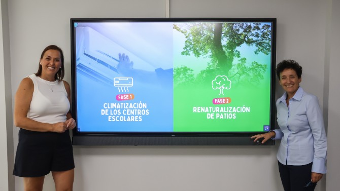 Ballester anuncia un plan de climatización y renaturalización de todos los centros educativos de Onda